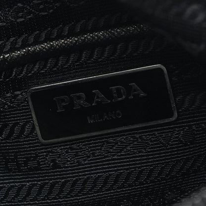 Prada Nylon Saffiano Flat Messenger Bag Black 6 of 9