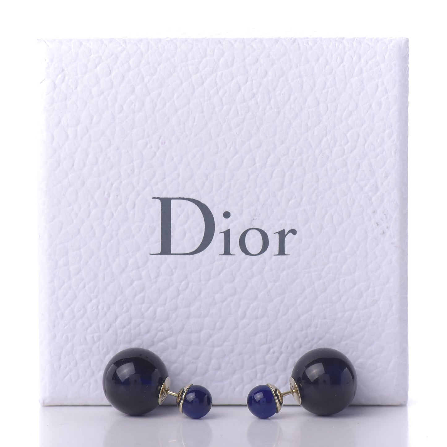 Mise En Dior Tribal Earrings Navy