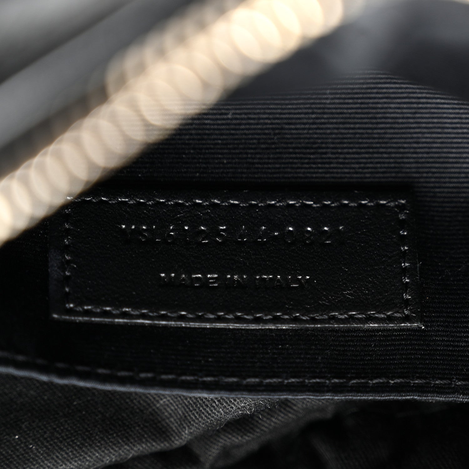 Saint Laurent Tweed Calfskin Monogram Lou Camera Bag Black 6 of 9