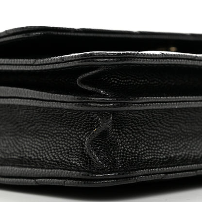 Chanel Caviar Quilted Square Wallet On Chain WOC Black 11 of 12