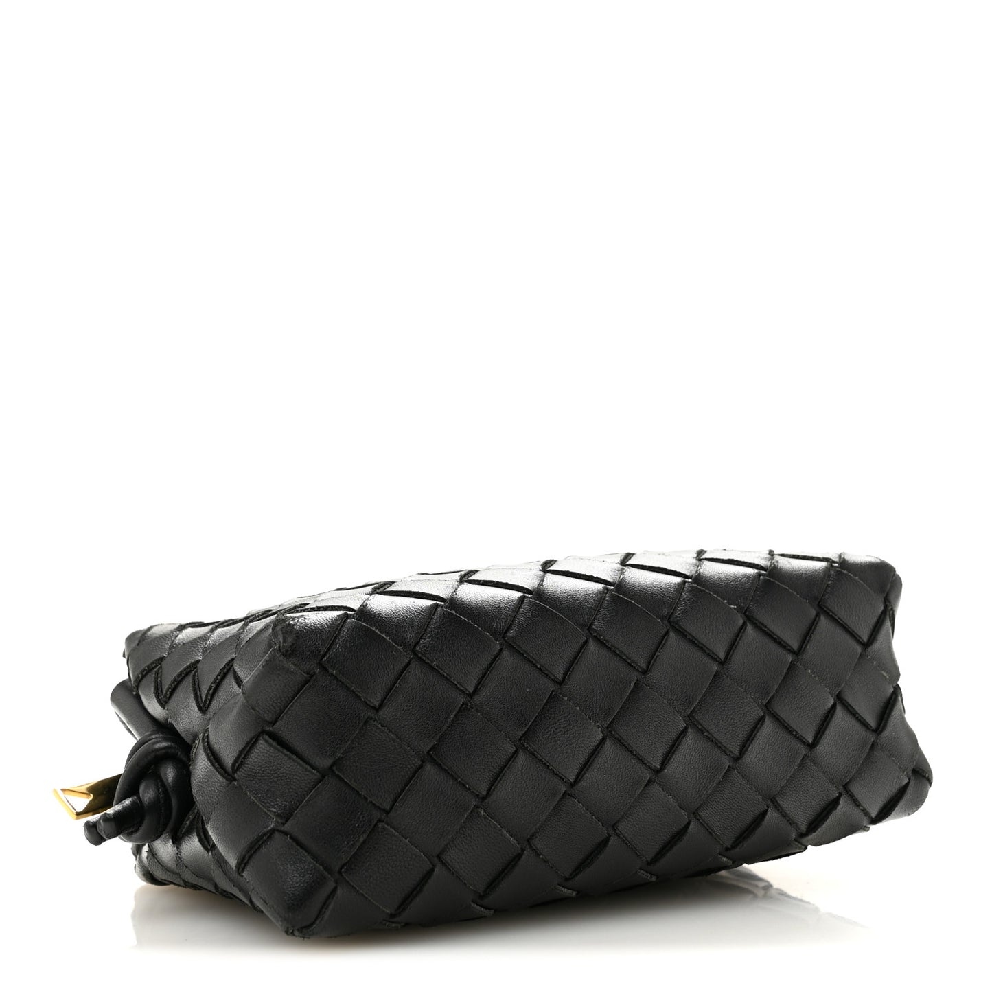 Nappa Intrecciato Mini Loop Camera Bag Black