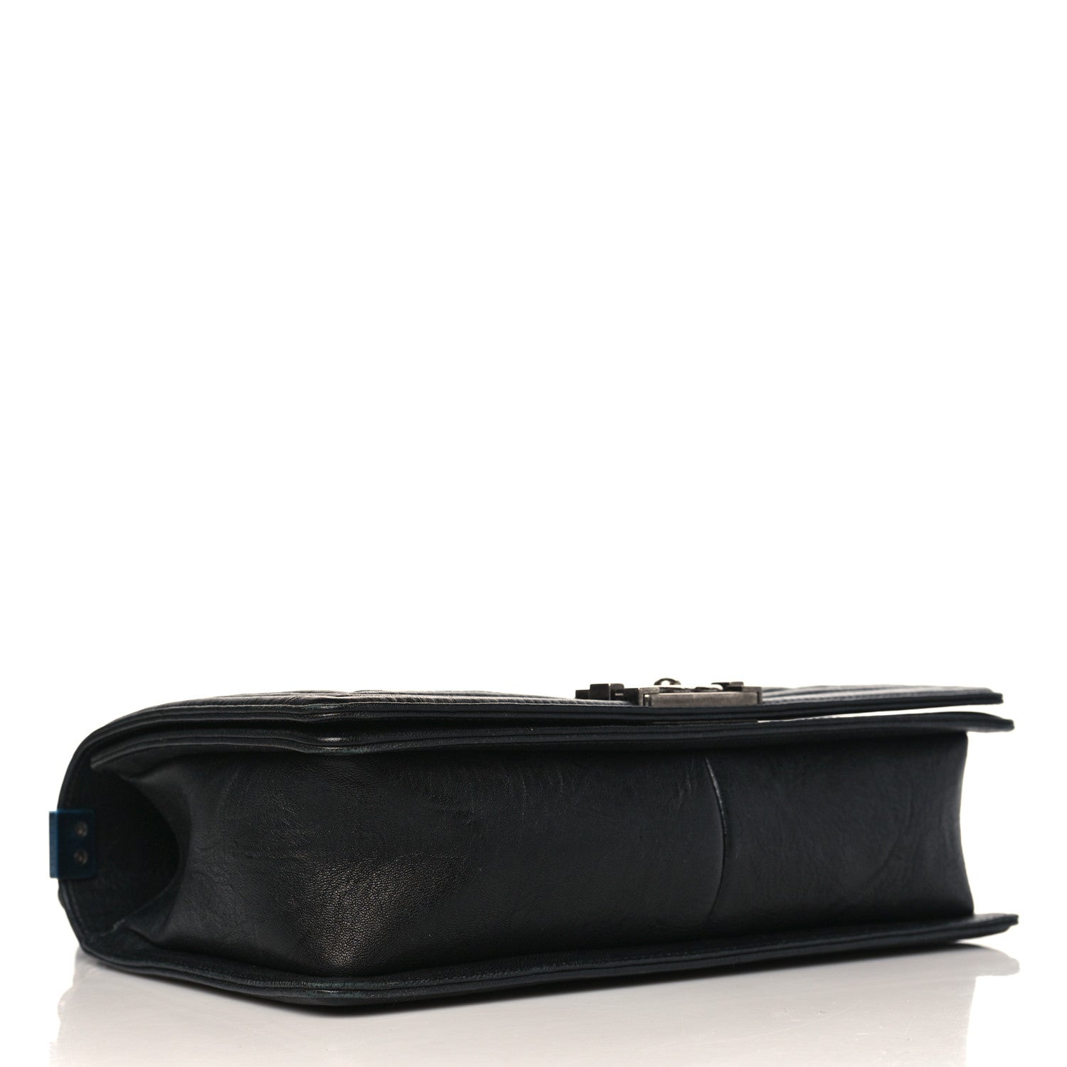 Chanel Crumpled Lambskin New Medium Studded Boy Flap Black 4 of 9
