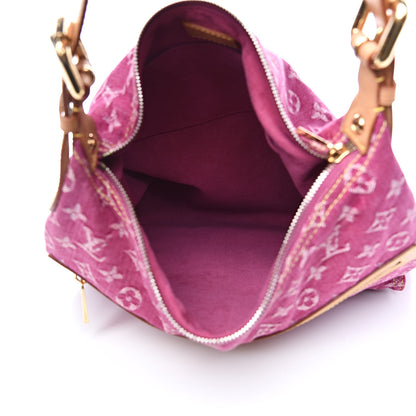 Louis Vuitton Denim Baggy GM Fuchsia 5 of 12