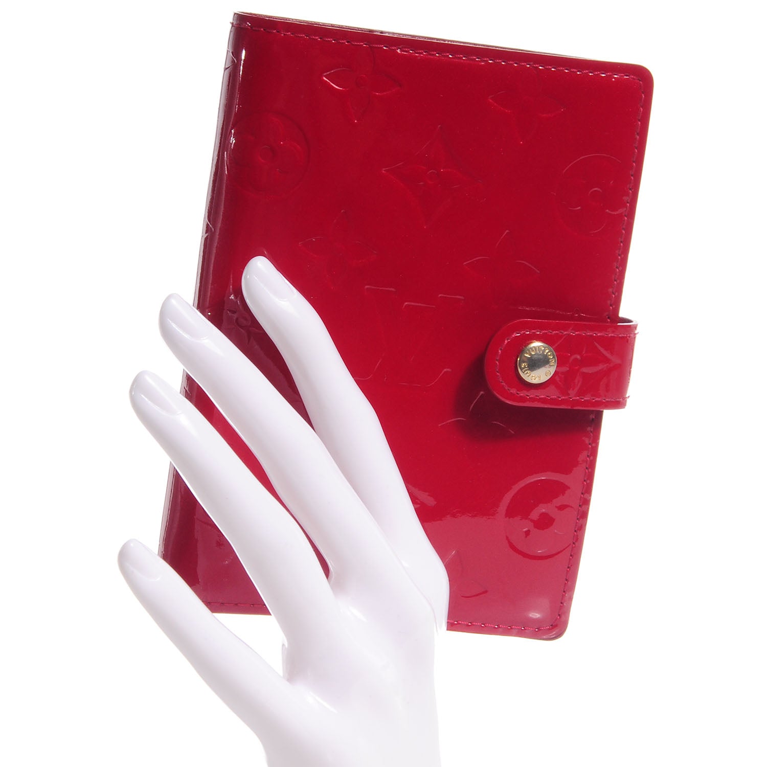 Louis Vuitton Vernis Small Ring Agenda Pomme D'Amour 2 of 7
