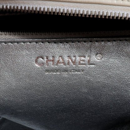 Chanel Patent Luxe Ligne Medium Bowler White 7 of 8