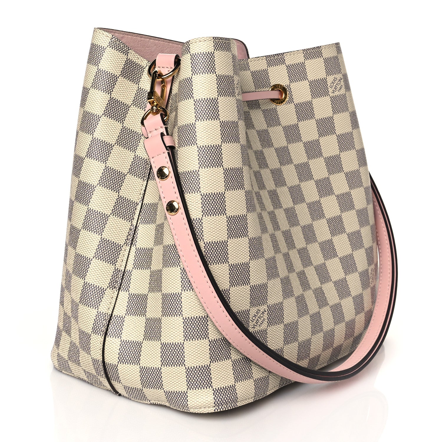 Louis Vuitton Damier Azur Neonoe MM Eau De Rose 3 of 9