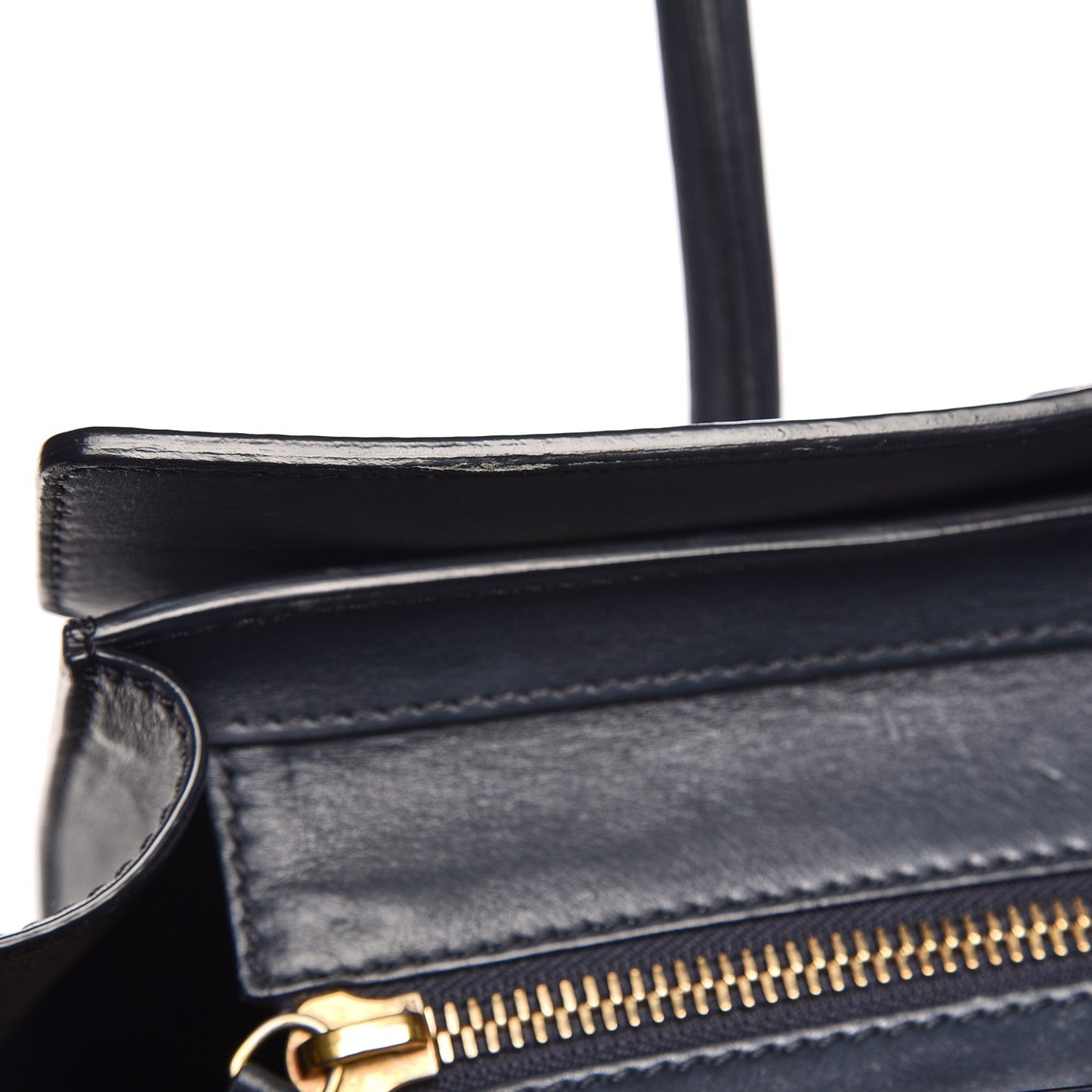 Smooth Calfskin Mini Luggage Navy