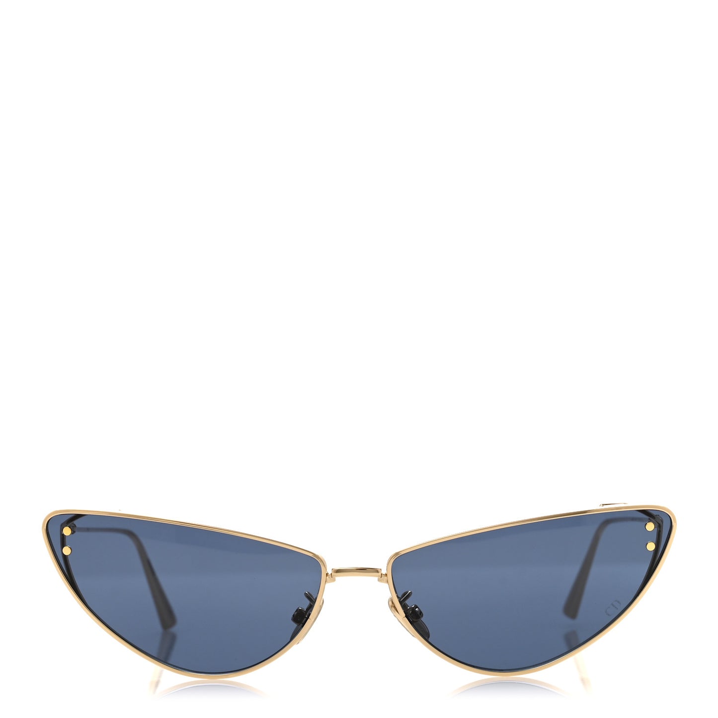 Cat Eye Miss Dior B1U Sunglasses Blue Light Gold