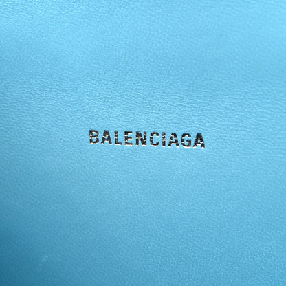Balenciaga Strass Suede Hourglass Top Handle Bag XS Light Blue 6 of 12