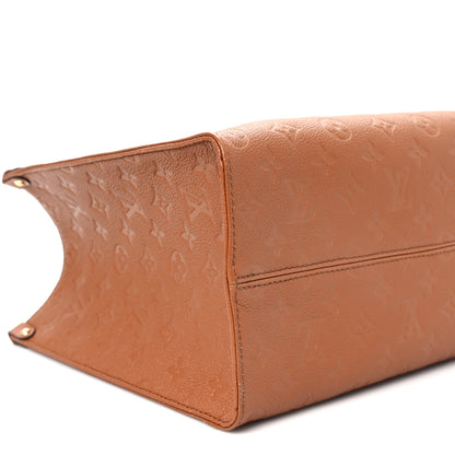 Louis Vuitton Empreinte Monogram Onthego MM Cognac 8 of 10