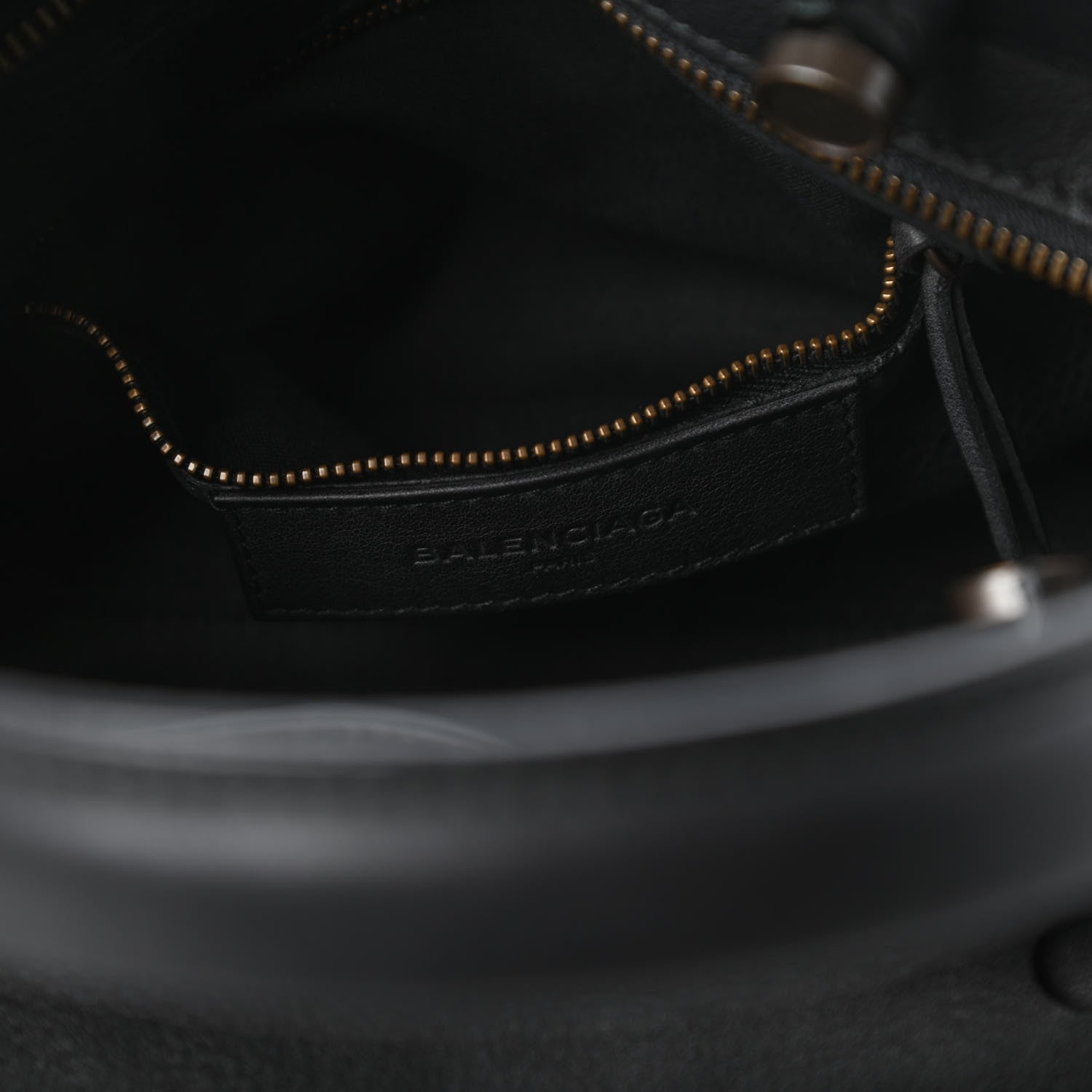 Balenciaga Veau Soyeux Perforated Blackout Hardware S City Black 8 of 10