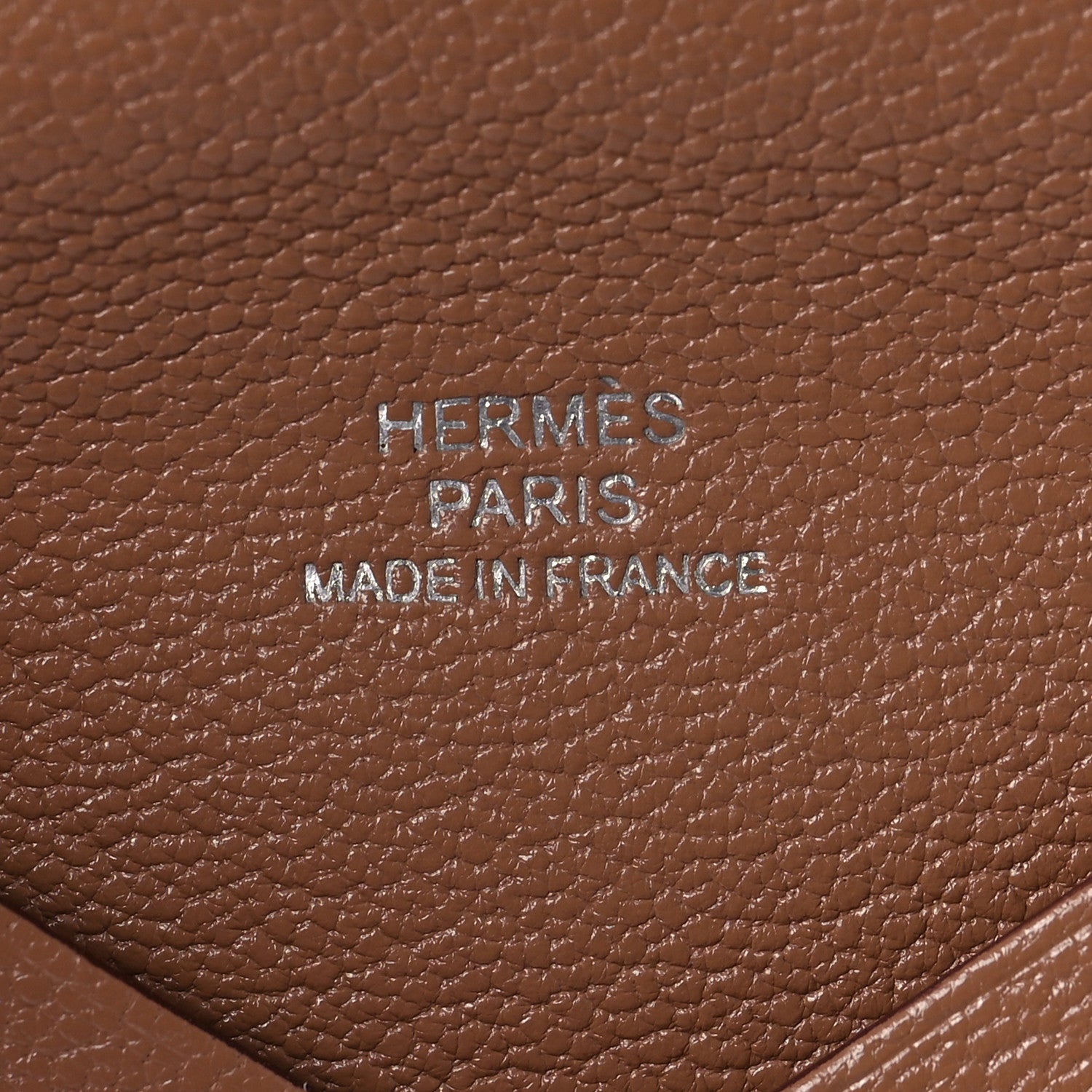 Hermes Chevre Mysore Calvi Card Case Quebracho 6 of 7