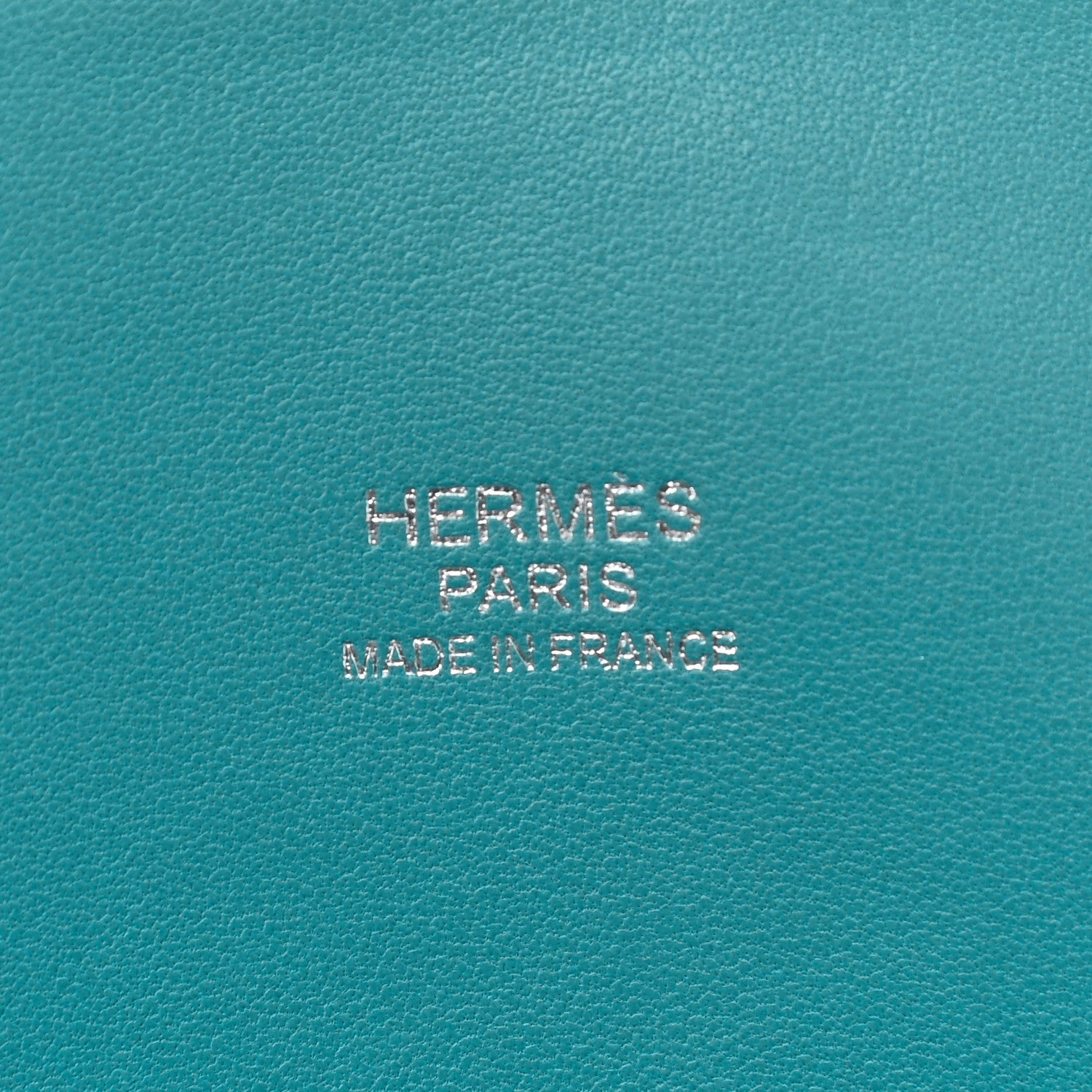 Hermes Taurillon Clemence Bolide 35 Turquoise 6 of 11