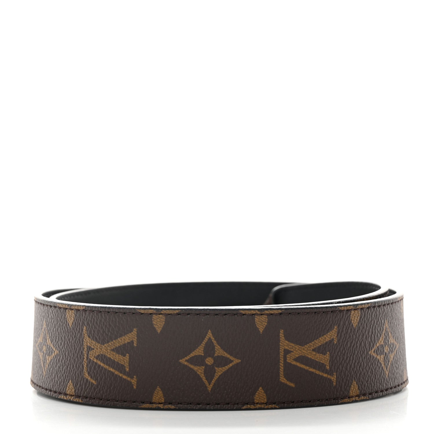 Louis Vuitton Monogram Bandouliere Shoulder Strap Black 2 of 4
