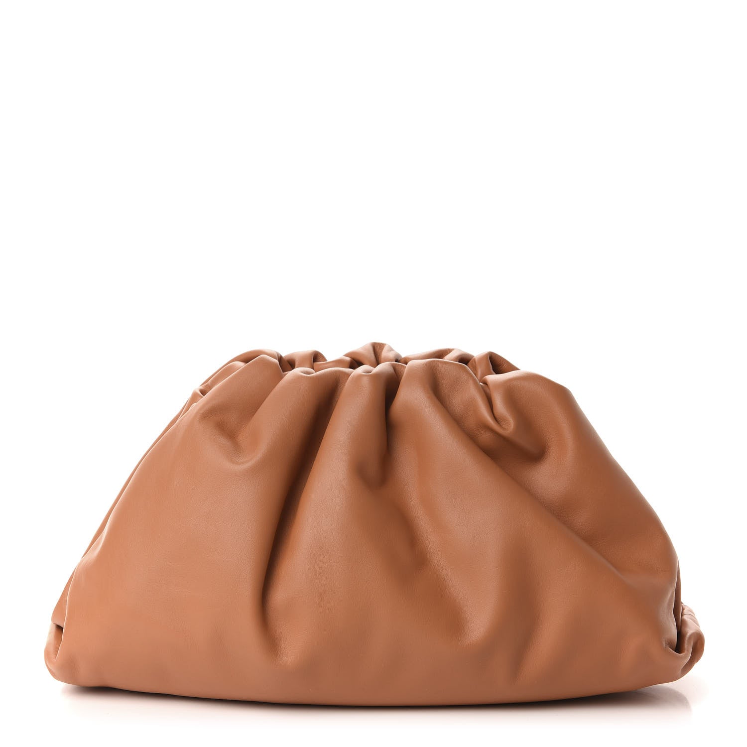 Bottega Veneta Smooth Butter Calf The Pouch Oversized Clutch Light Orange 1 of 9