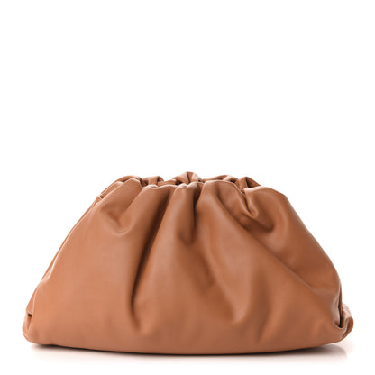 Bottega Veneta Smooth Butter Calf The Pouch Oversized Clutch Light Orange 1 of 9