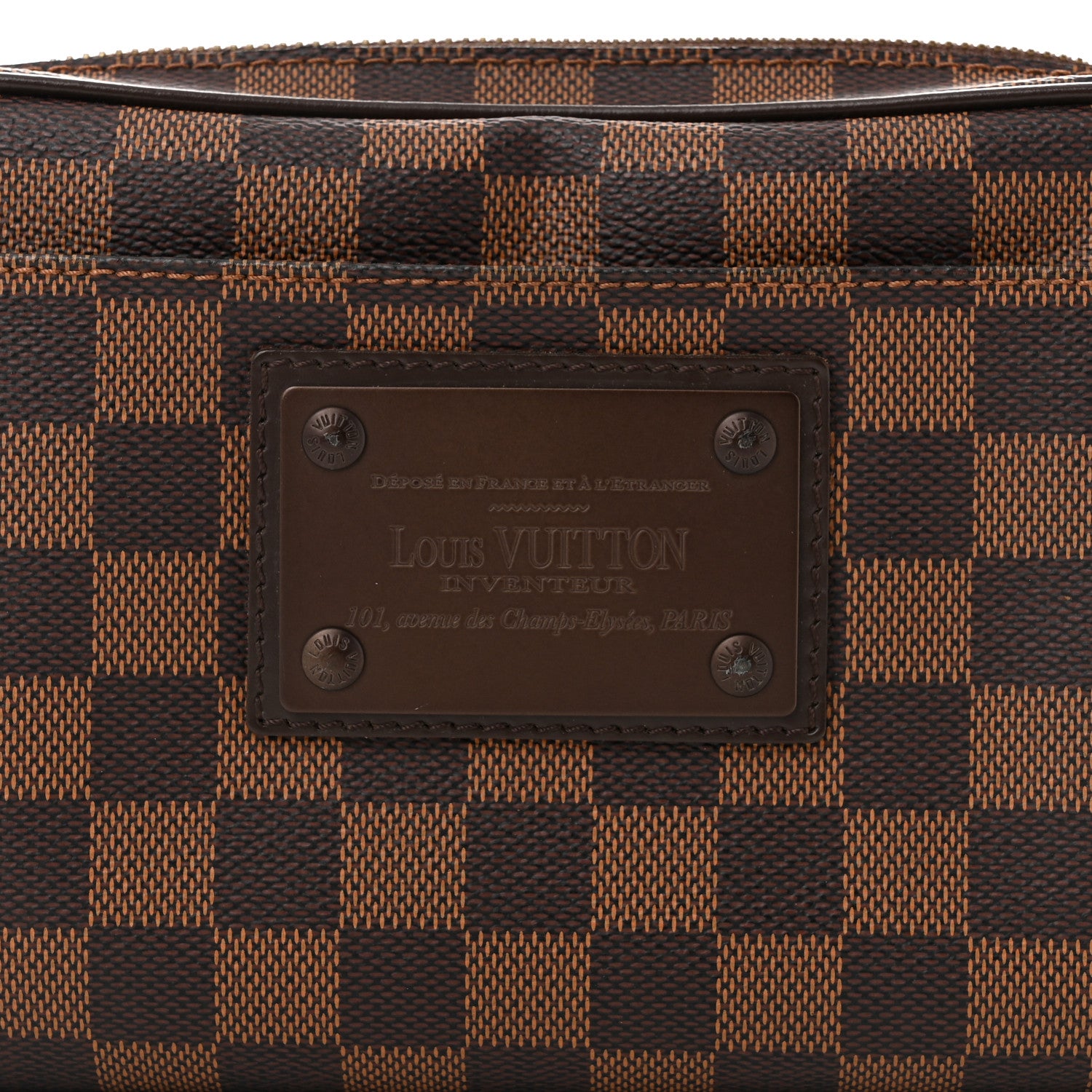 Louis Vuitton Damier Ebene Brooklyn Bum Bag 7 of 9