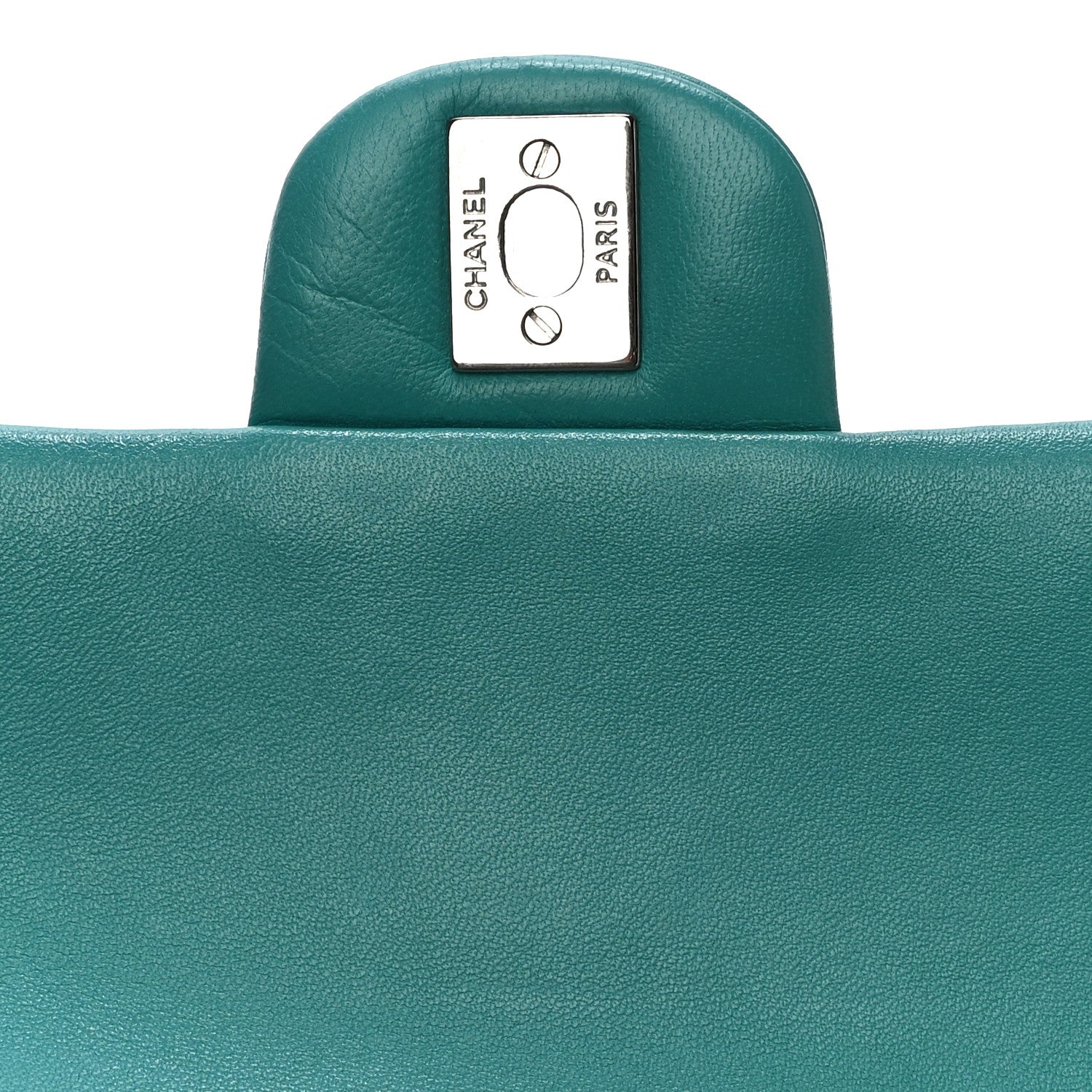 Chanel Lambskin Quilted Mini Rectangular Flap Turquoise 16 of 16