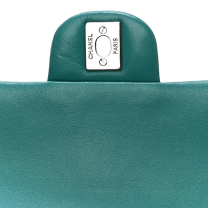 Chanel Lambskin Quilted Mini Rectangular Flap Turquoise 16 of 16