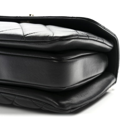 Chanel Lambskin Quilted Small Trendy CC Dual Handle Flap Bag Black 9 of 10
