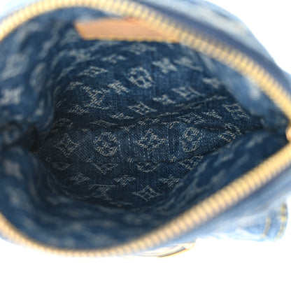 Louis Vuitton Denim Fairfax Pochette Blue 5 of 9