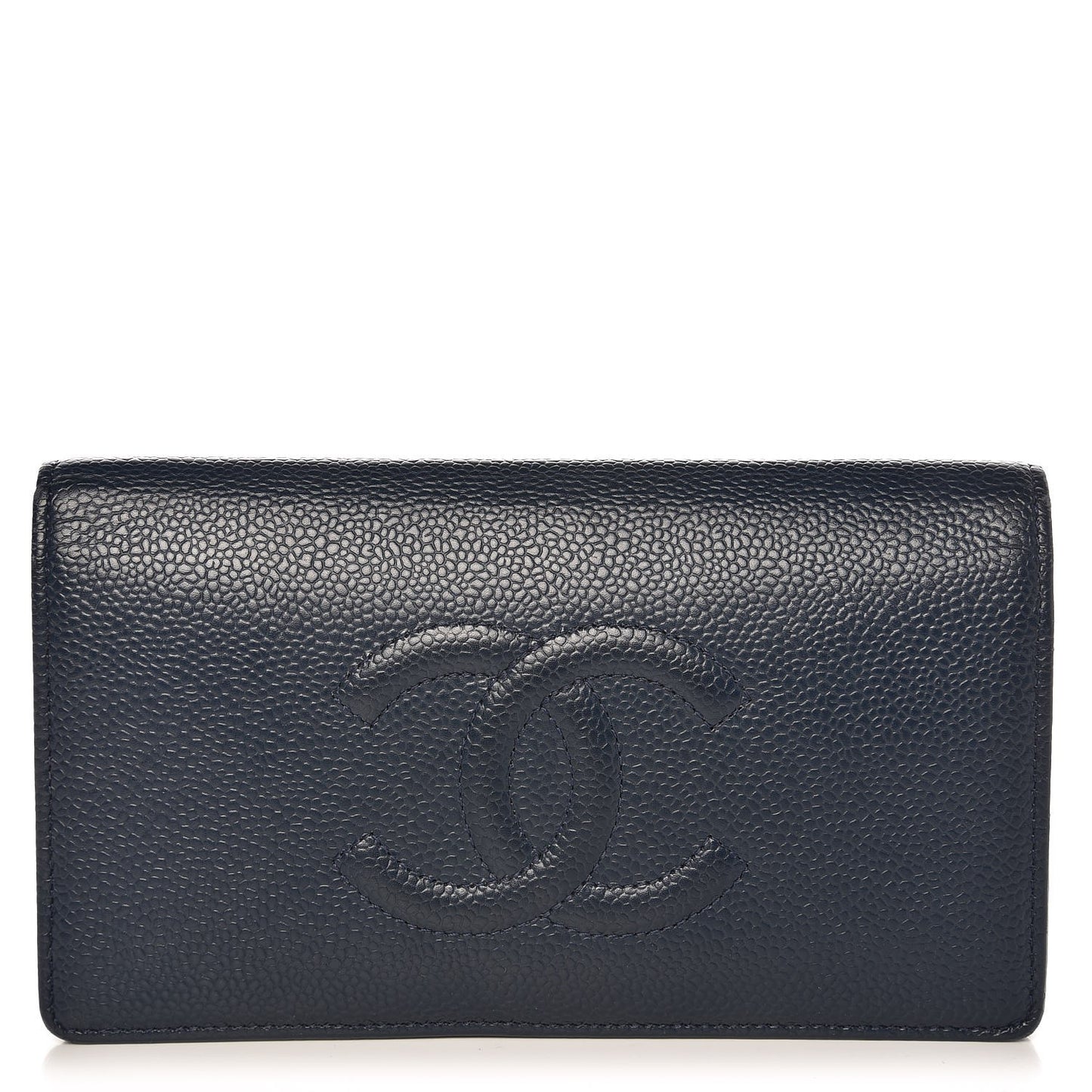 Caviar Timeless CC Yen Wallet Navy