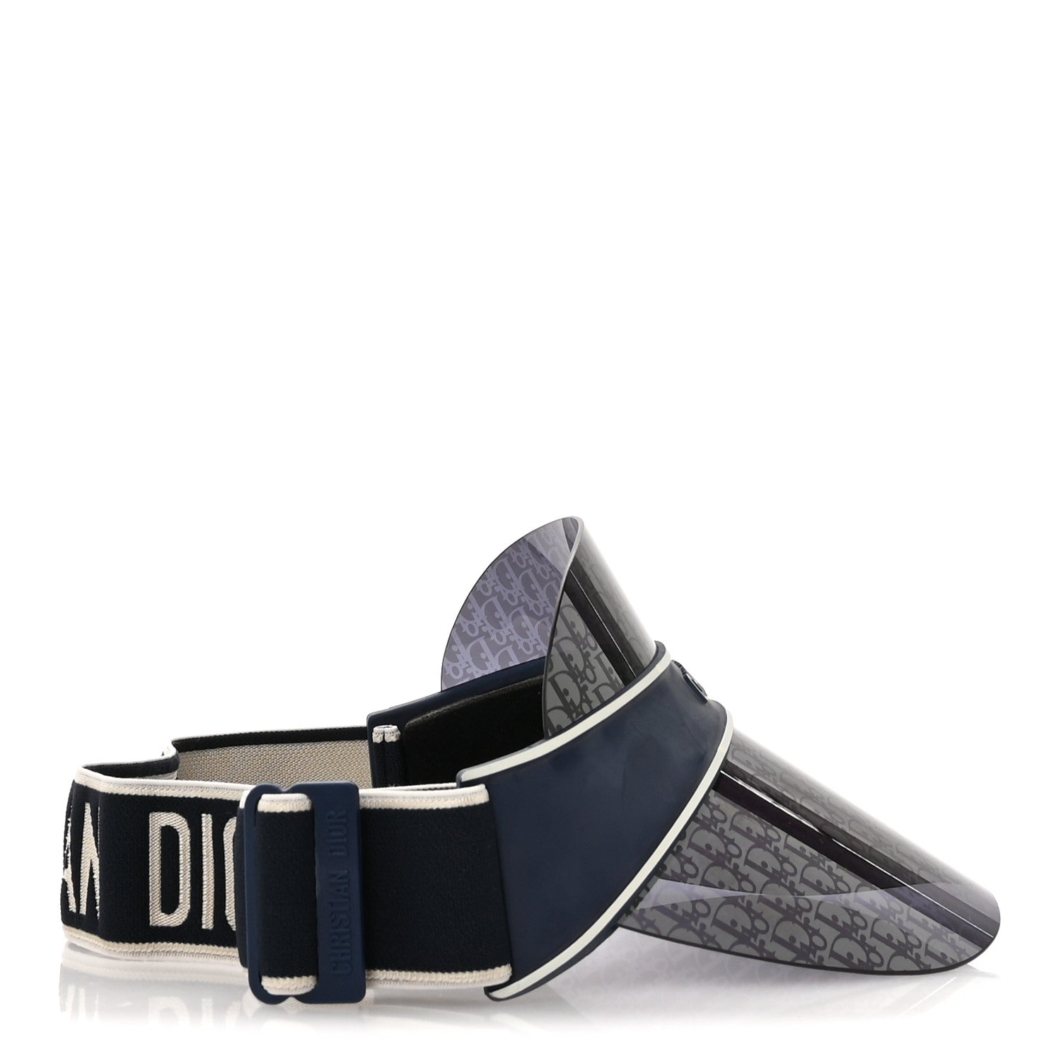 Christian Dior Oblique DiorClub V1U Sun Visor Blue 4 of 10