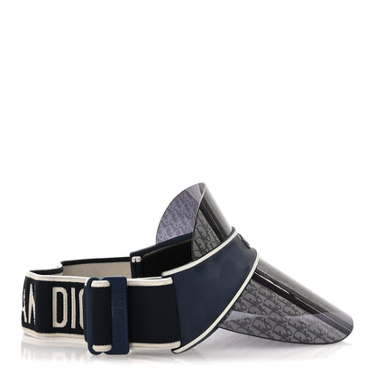 Christian Dior Oblique DiorClub V1U Sun Visor Blue 4 of 10