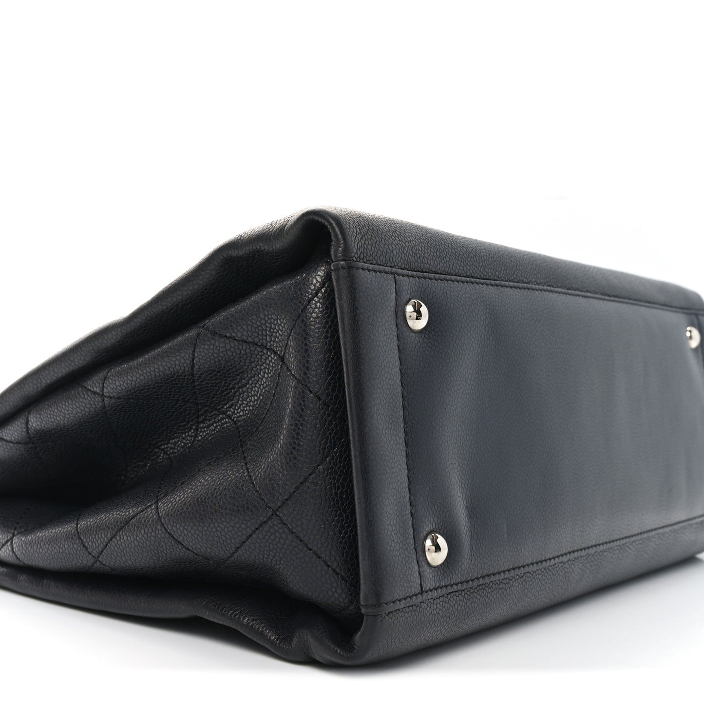 Caviar Executive Cerf Shopper Tote Black Black