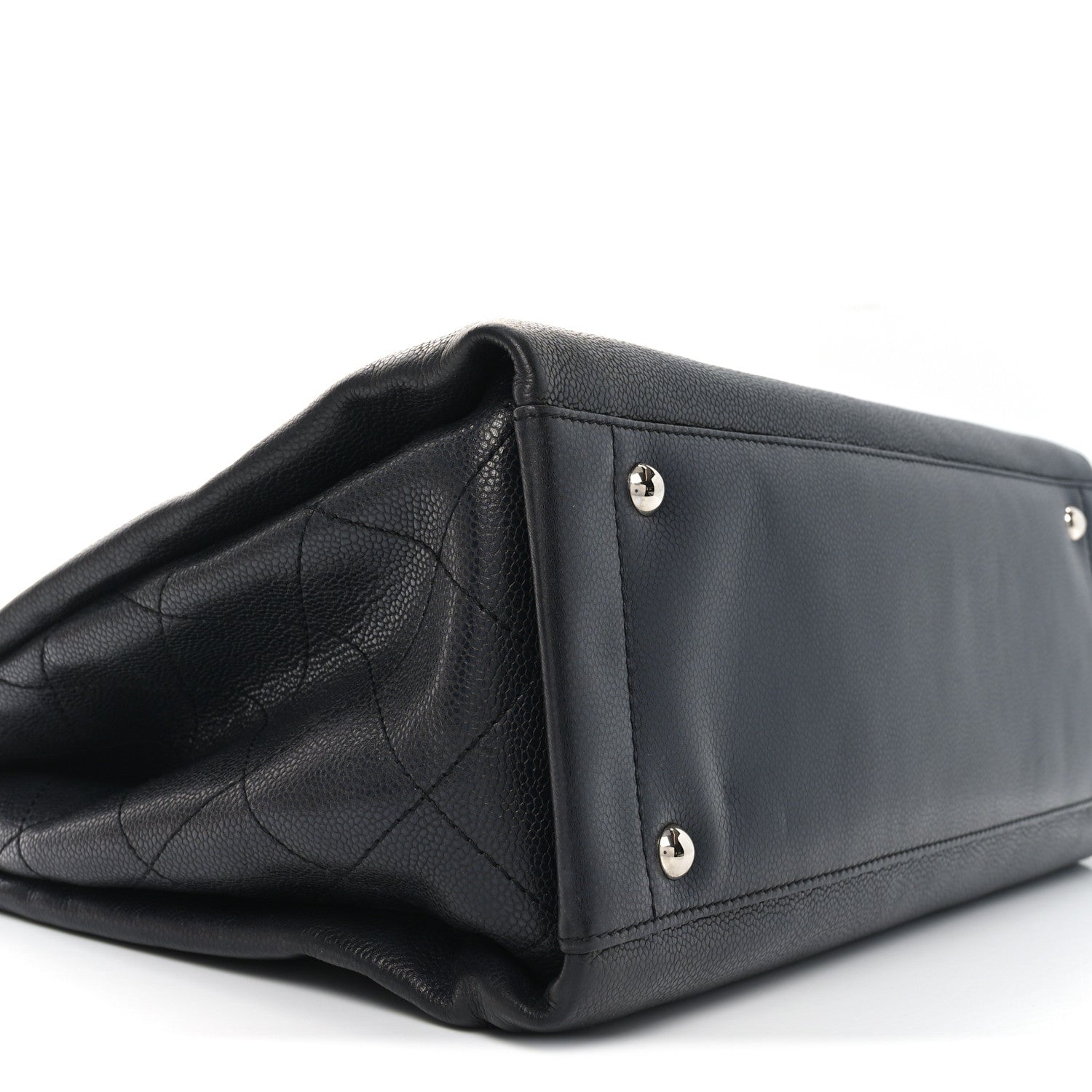 Chanel Caviar Executive Cerf Shopper Tote Black Black 9 of 10