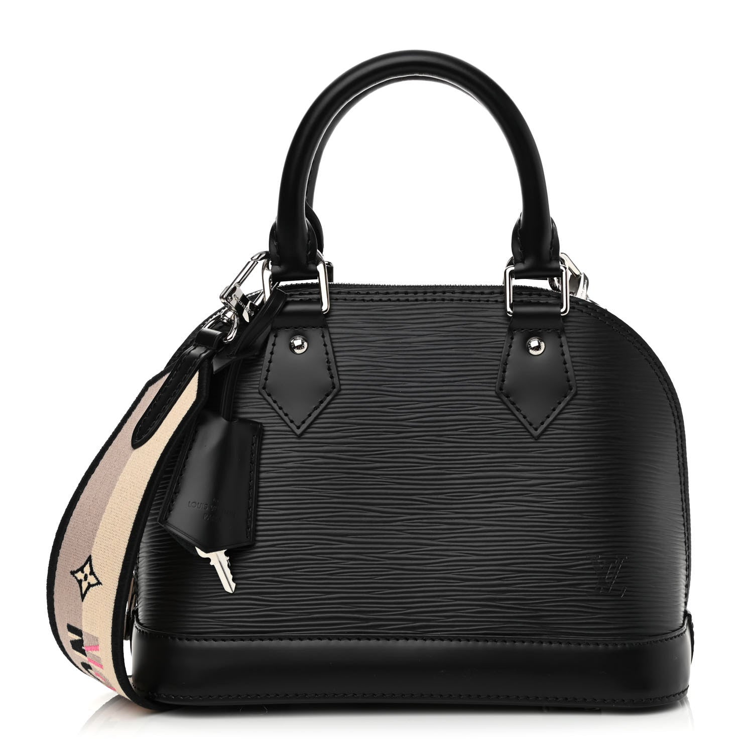 Louis Vuitton Epi Jacquard Alma BB Black 1 of 9