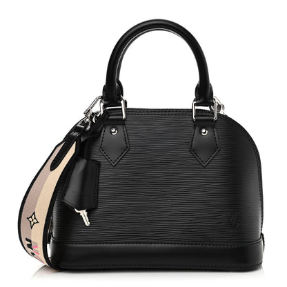 Louis Vuitton Epi Jacquard Alma BB Black 1 of 9