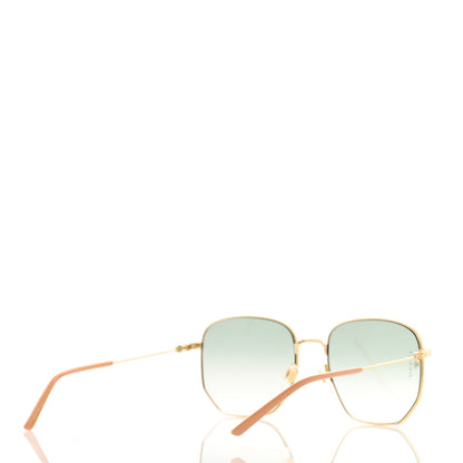 Gucci Oversized Sunglasses GG0396S Gold 4 of 9