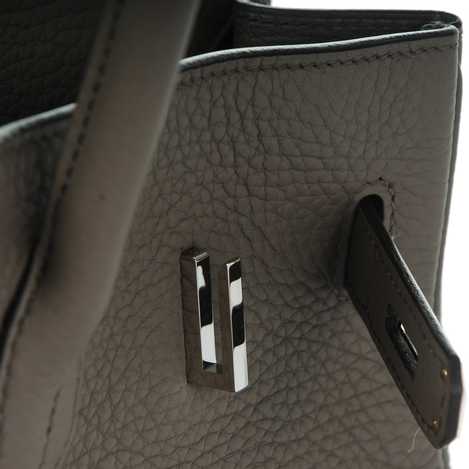 Hermes Taurillon Clemence Birkin 35 Etain 18 of 25