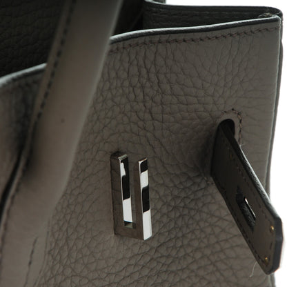 Hermes Taurillon Clemence Birkin 35 Etain 18 of 25