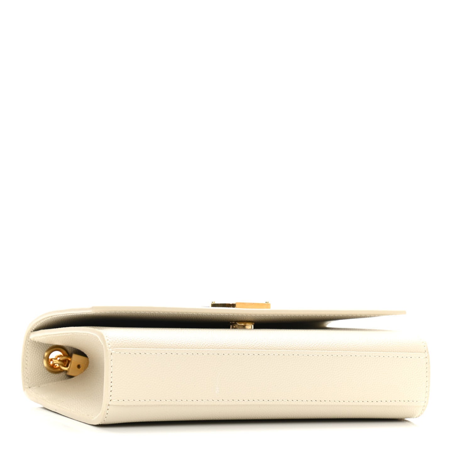 Grain De Poudre Small Monogram Kate Satchel Crema Soft