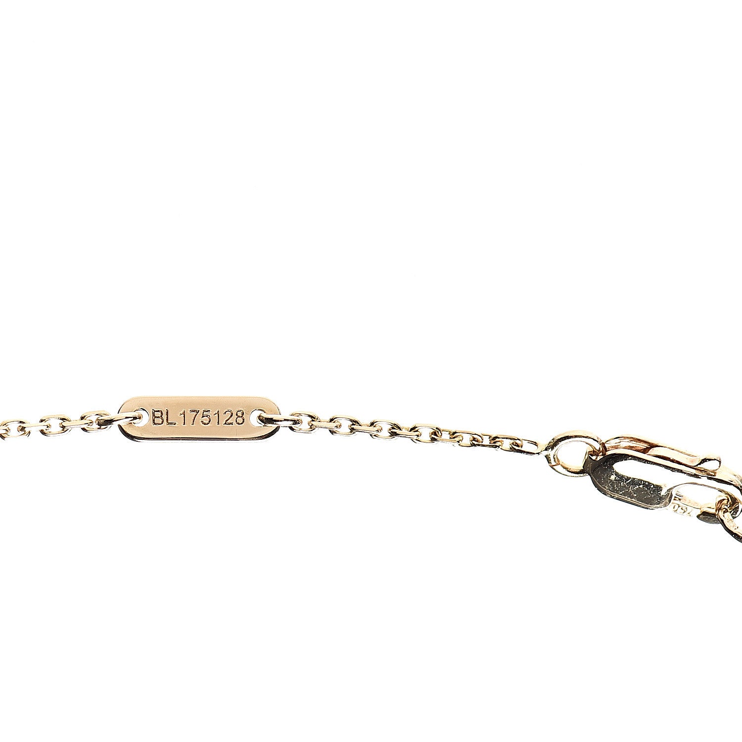 Van Cleef & Arpels 18K Yellow Gold Mother of Pearl Sweet Alhambra Heart Pendant Necklace 4 of 6