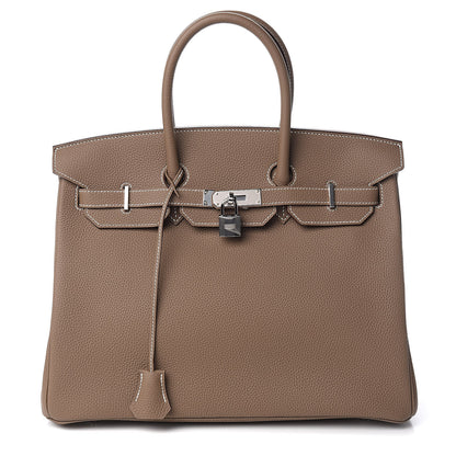 Hermes Togo Birkin 35 Etoupe 1 of 31