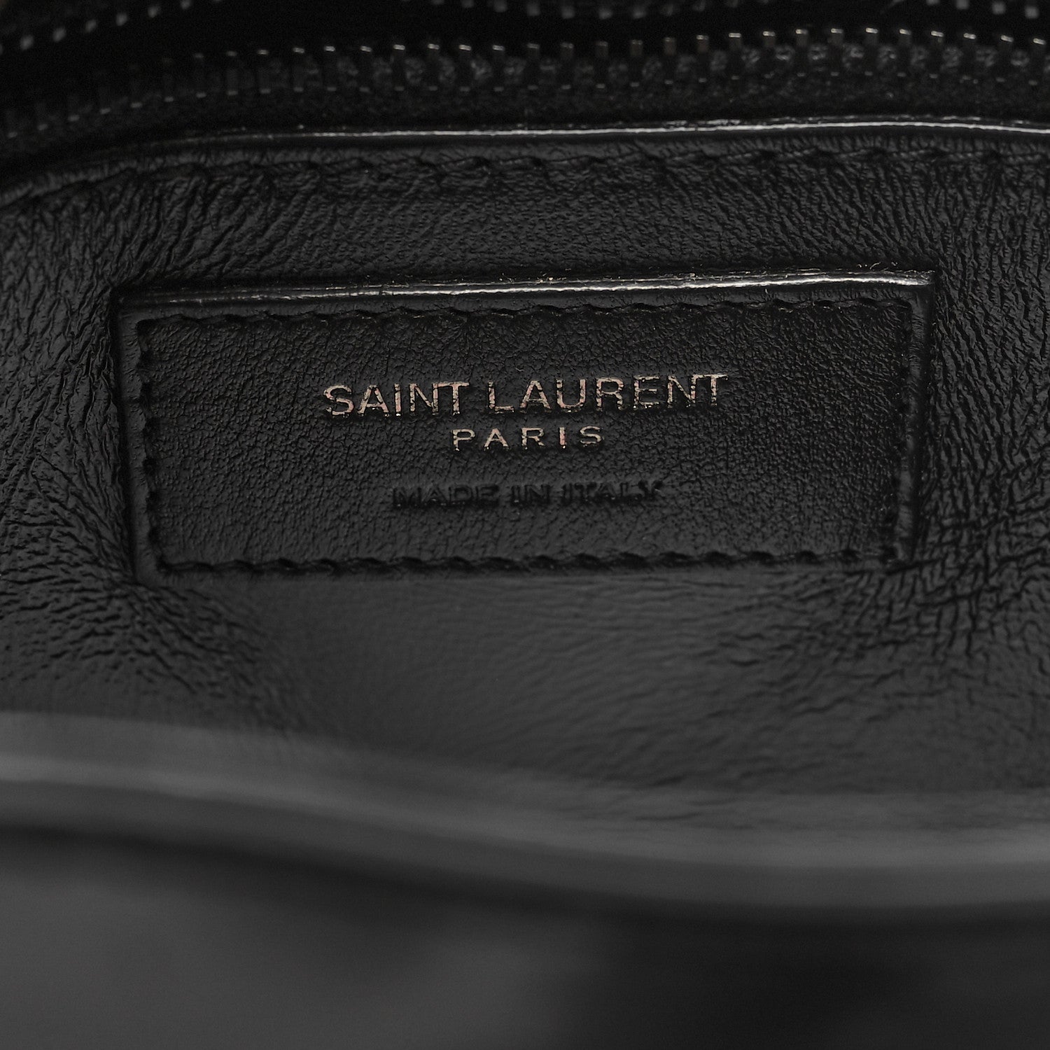 Saint Laurent Patent Le 5 A 7 Monochrome Hobo Black 6 of 12