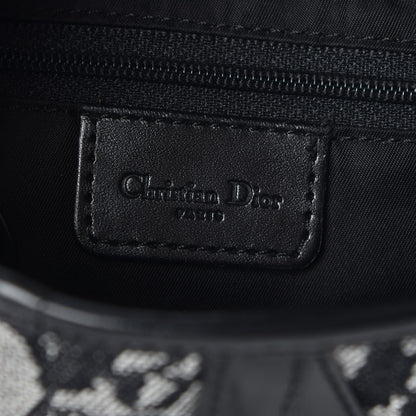 Christian Dior Monogram Saddle Bag Black 6 of 7