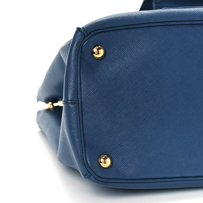 Prada Saffiano Lux Galleria Front Pocket Tote Bluette 6 of 10