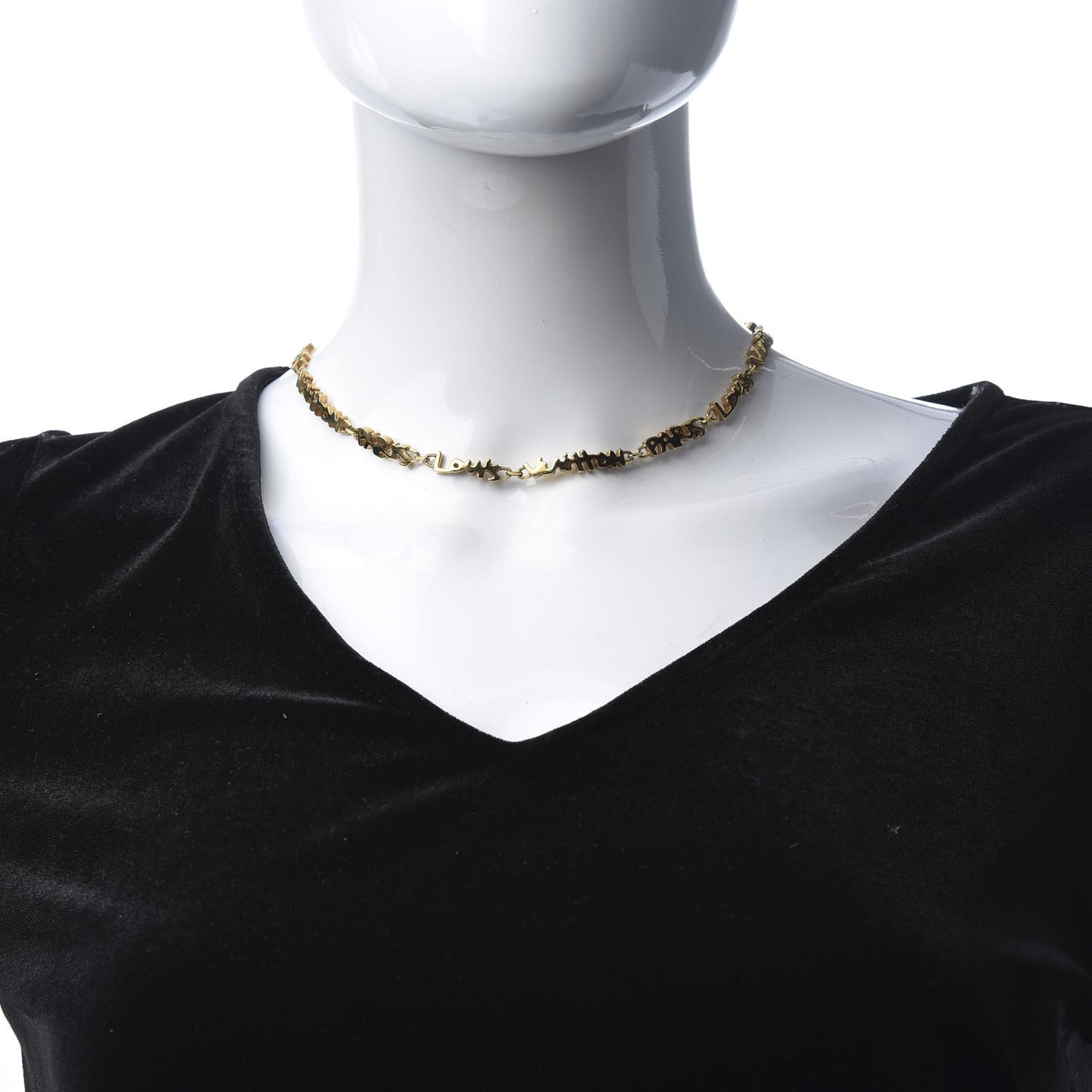 Graffiti PM Necklace Gold
