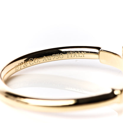Tiffany 18K Yellow Gold T Wire Ring 47 4.25 4 of 4