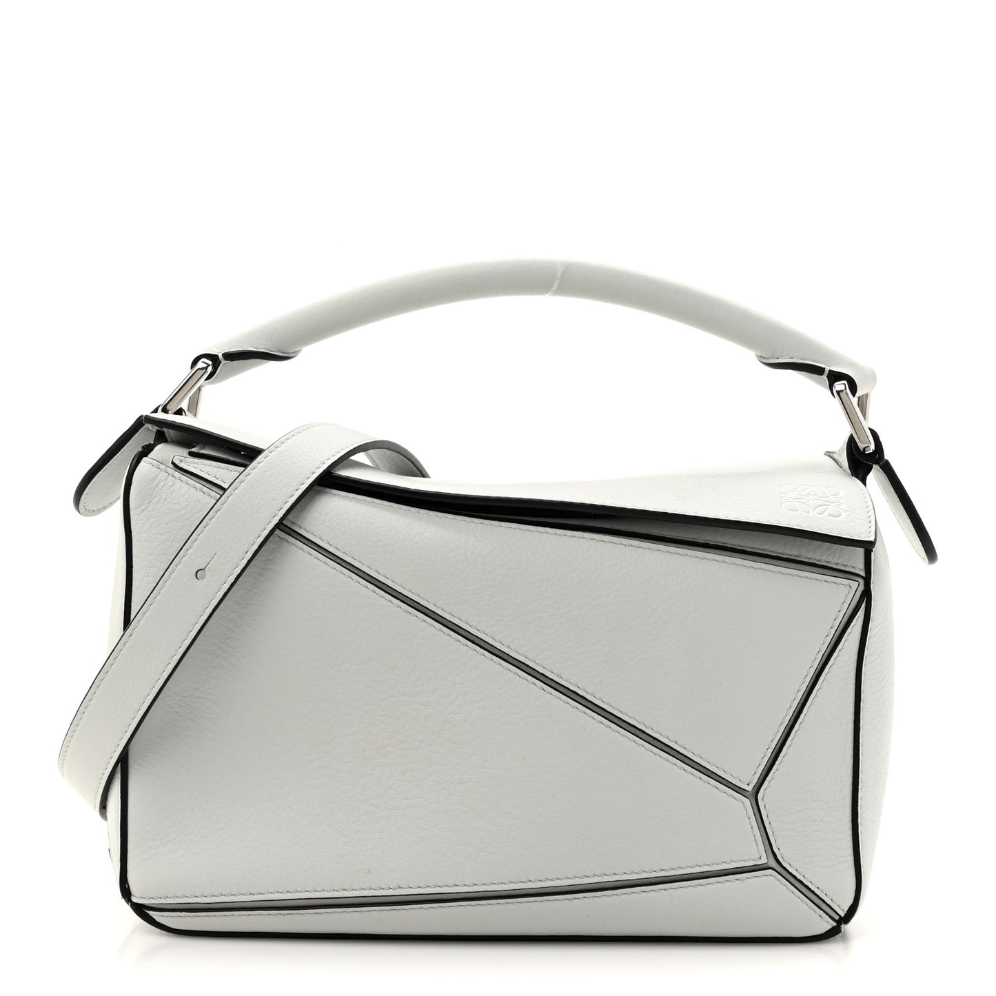 Calfskin Small Puzzle Bag Kaolin