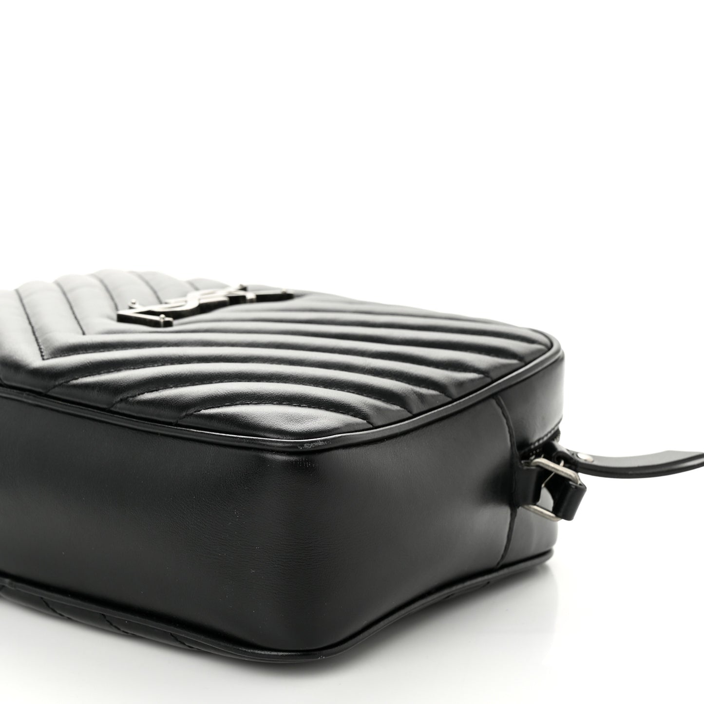 Calfskin Matelasse Monogram Lou Camera Bag Black
