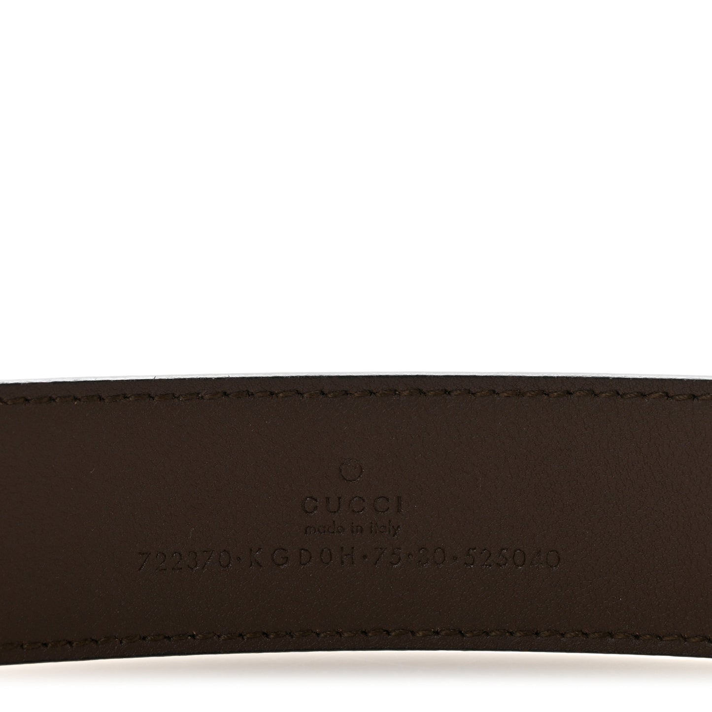 Supreme Monogram Calfskin Rectangular Belt 75 30 Brown