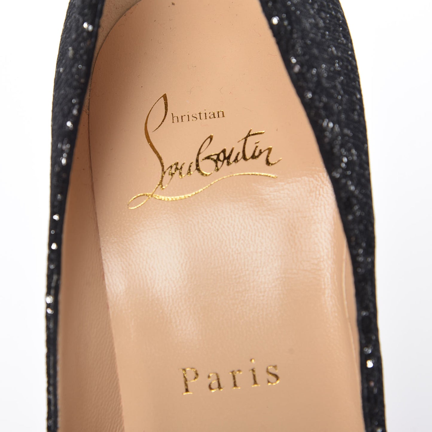 Glitter Resille Pigalle Follies 100 Pumps 36.5 Black
