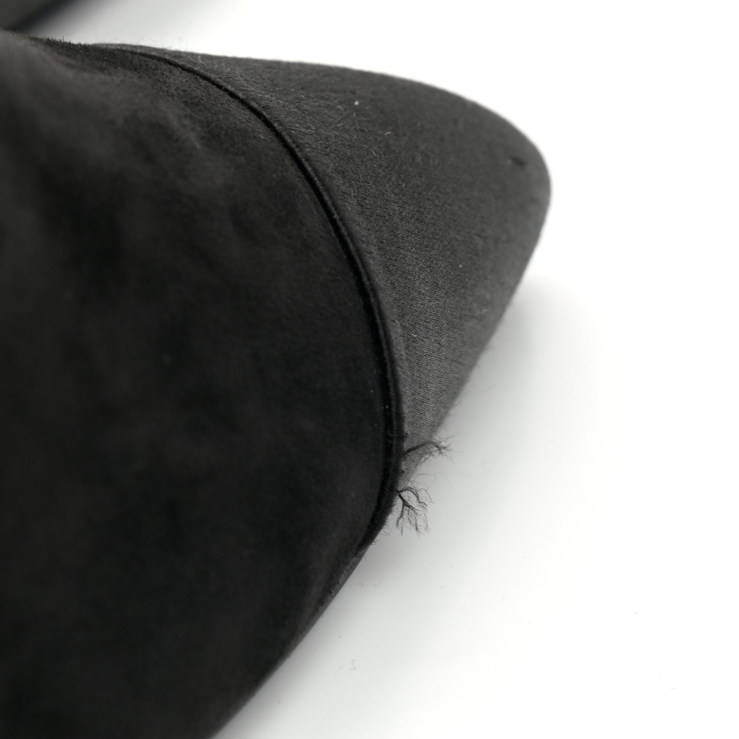 Suede Calfskin Satin Gabrielle Cap Toe Short Boots 38 Black