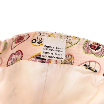 Chanel Canvas Coco Hearts Cap Hat M Pink 7 of 7