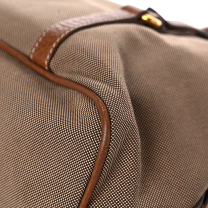 Prada Jacquard Logo Tote Brown 10 of 23